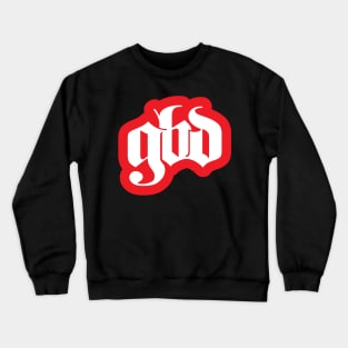 Gimmick By Design Monogram Logo Crewneck Sweatshirt